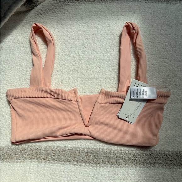 L*Space - Lee Lee Ribbed Bikini Top - Picture 3 of 5